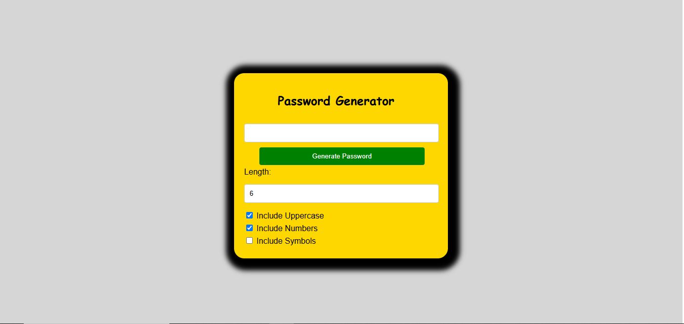 Random Password Generator